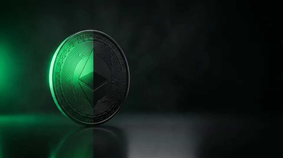 Single matte-black coin with emerald green accent showing cost comparison between subscription and API rates